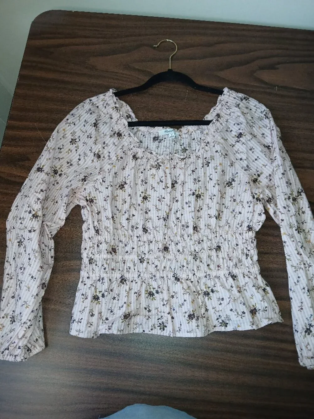 Madewell Cottagecore Boho Floral Print top S